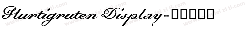 Hurtigruten Display字体转换